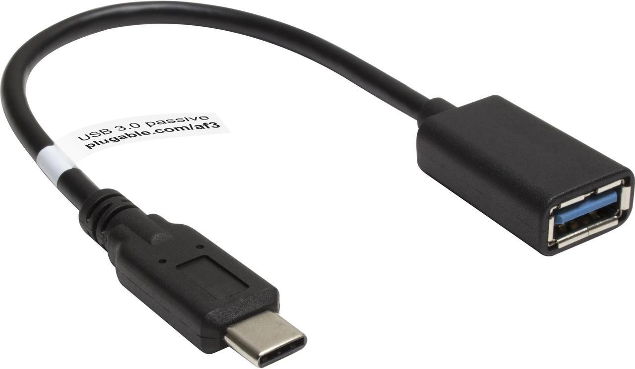 Alt view image 7 of 8 - Plugable USB C to USB Adapter Cable with Driverless Technology, Enables Connection of USB Type C Laptop, Tablet, or Phone to a USB 3.0 Device (20 cm)