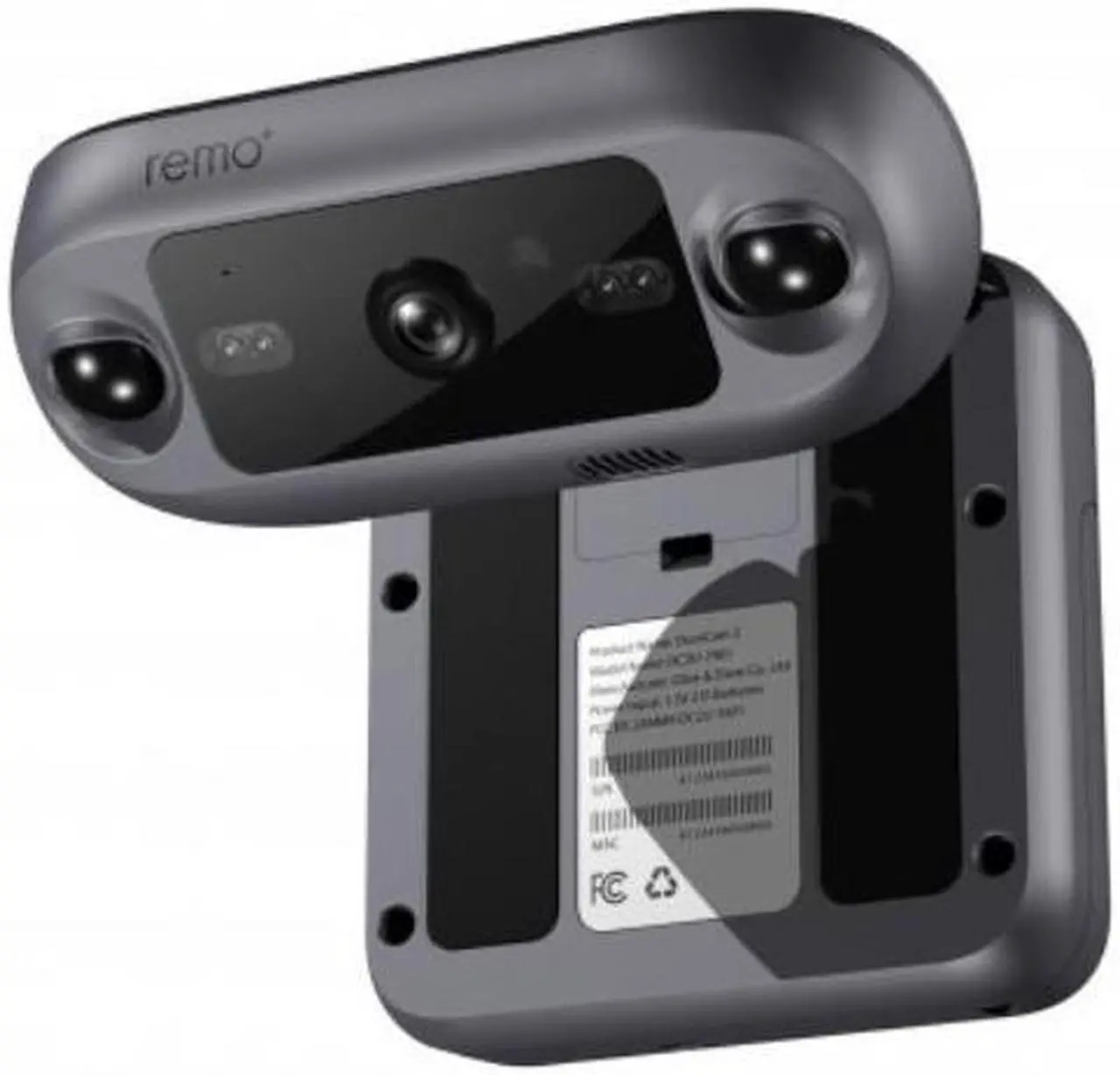 Alt view image 15 of 17 - Remo+ DoorCam 2 Full HD Over-the-Door Smart Security Camera, White #DCM2M