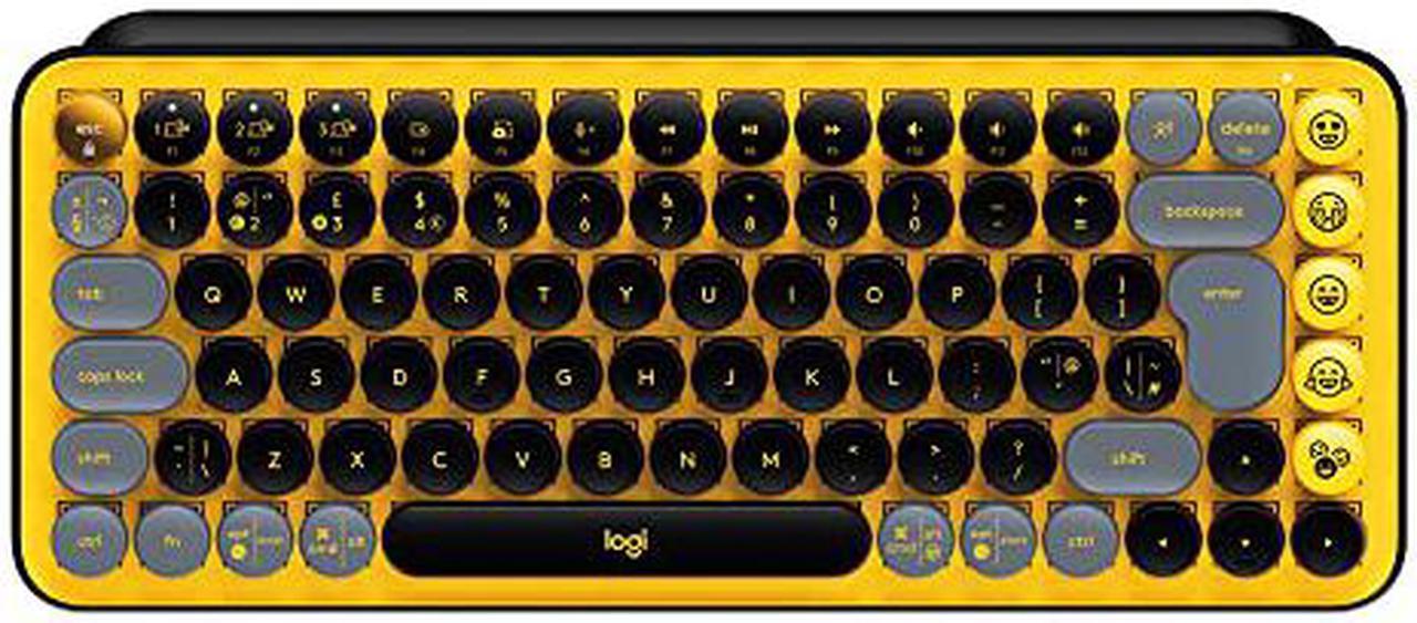 Logitech POP Keys Wireless Mechanical Keyboard w/ Customizable Emoji Keys