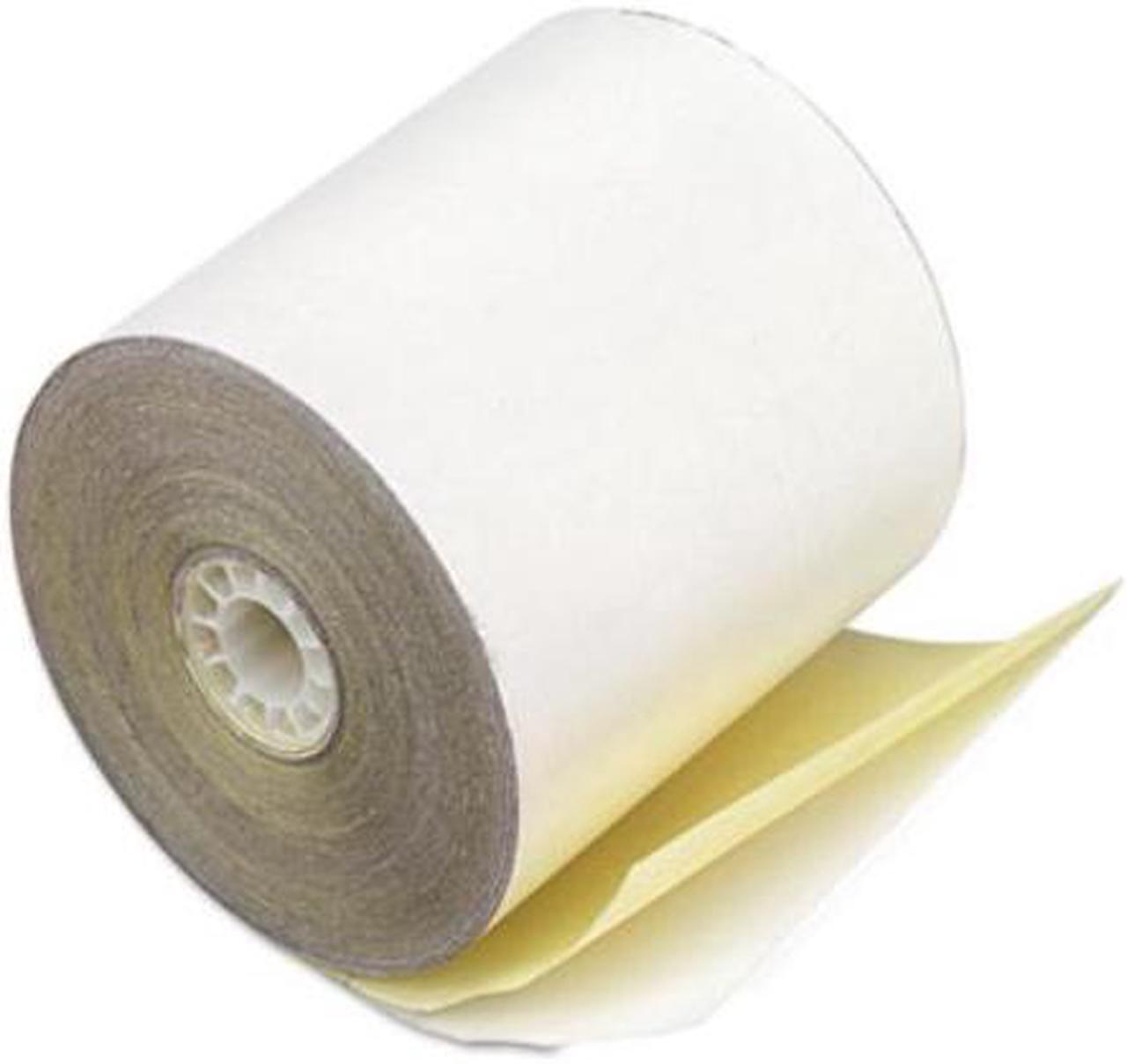 Alt view image 5 of 5 - Iconex Impact Printing Carbonless Paper Rolls 3" x 90 ft White/Canary 90770470
