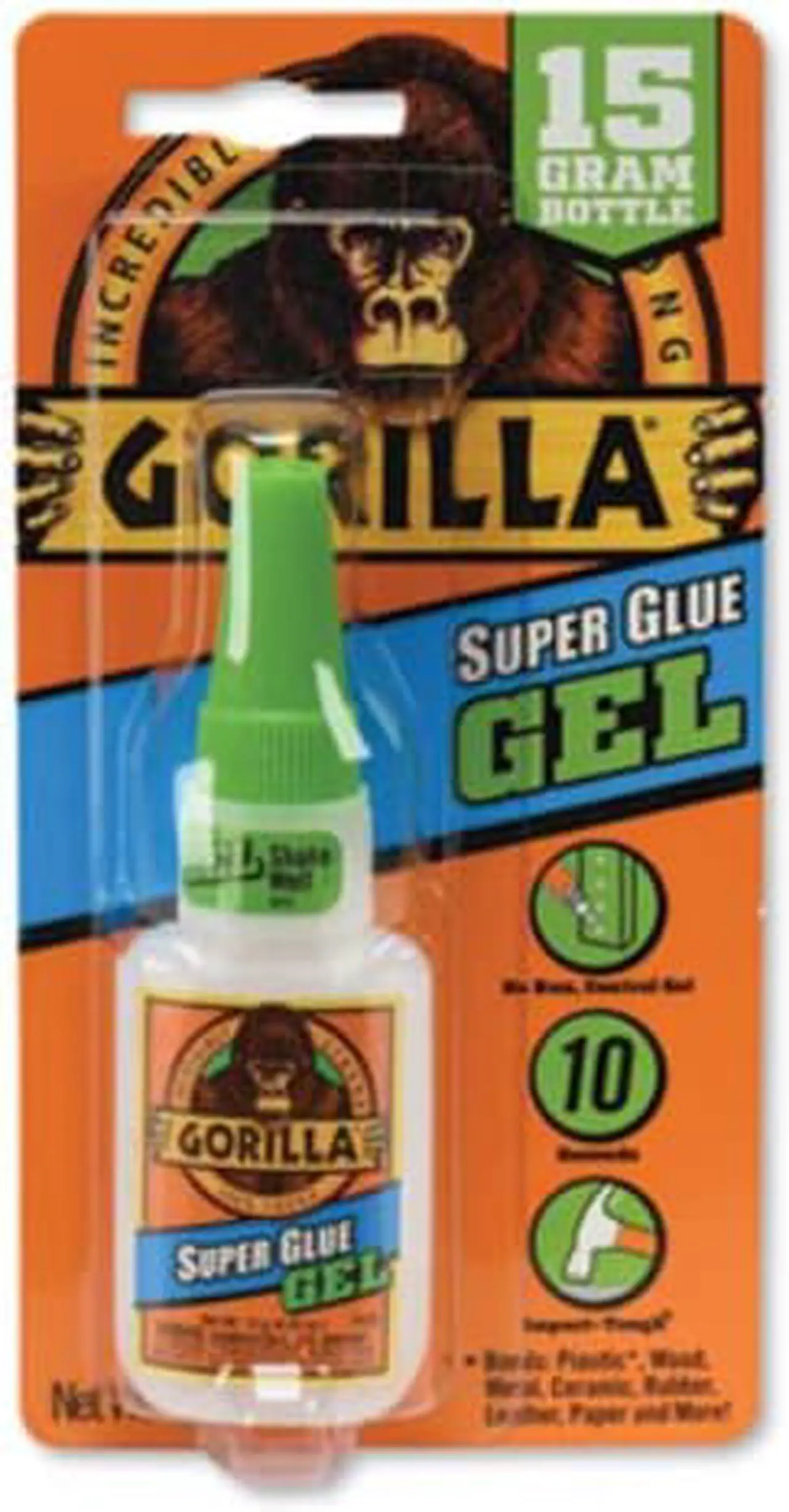 Alt view image 4 of 8 - Super Glue Gel, 0.53 oz, Dries Clear, 4/Carton 7807301CT
