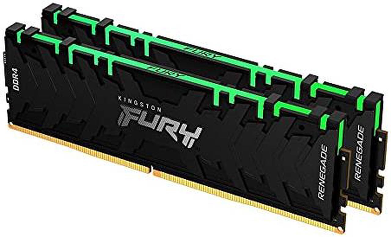 Alt view image 7 of 13 - Kingston Fury Renegade 16GB (2 x 8GB) 288-Pin PC RAM DDR4 3200 (PC4 25600) Desktop Memory Model KF432C16RBAK2/16