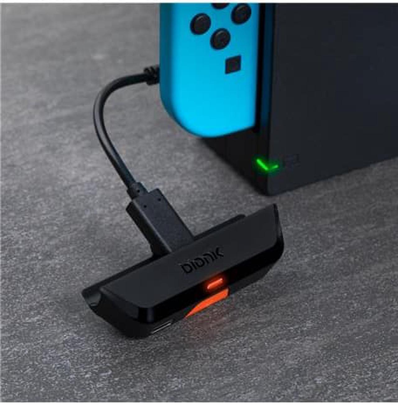 Alt view image 12 of 16 - Bionik BT Audio Sync - USB C Bluetooth Adapter for Nintendo Switch - Compatible with Wireless Bluetooth Earbuds and Headphones Including Apple Airpods, Bose, Beats, Sony, and More