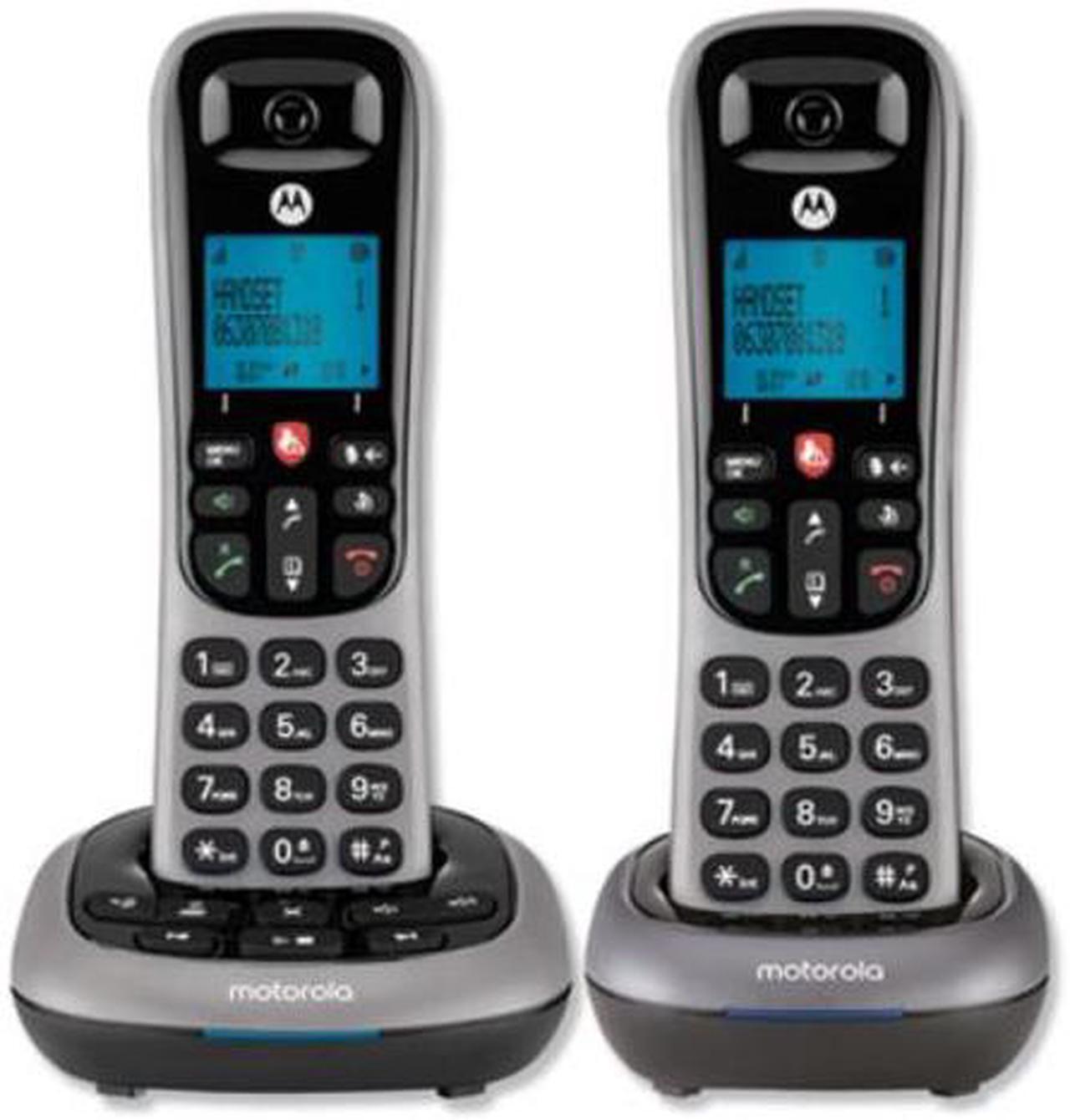 Alt view image 12 of 20 - Motorola MOTO-CD4012 Integrated Cordless ITAD 2HS Caller ID Answering Machine