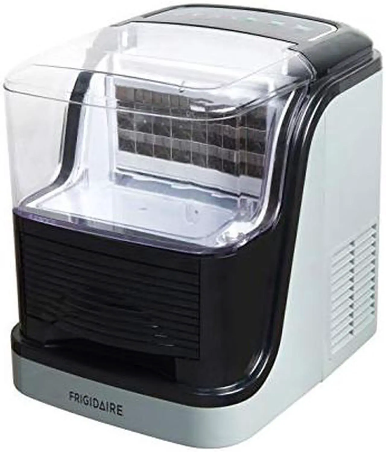 Alt view image 7 of 10 - Frigidaire 40LBS Counter-Top Portable Compact Ice Maker - Stainless Steel (EFIC229)