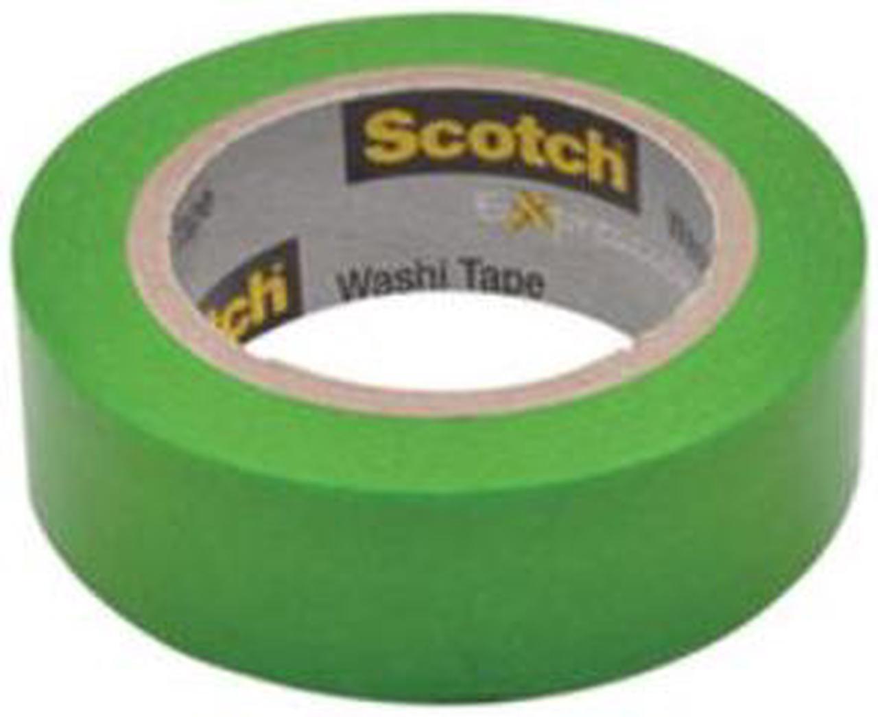 Alt view image 15 of 19 - 3M Scotch Expressions Washi Crafting Tape: 0.59 in. x 10-9/10 yds. (Green) - OEM
