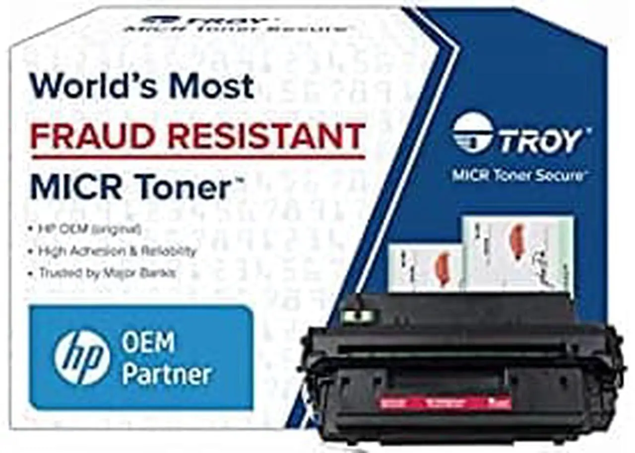 Alt view image 8 of 9 - Troy Toner Secure Original MICR Toner Cartridge Alternative for Troy HP Black 02CF258A001