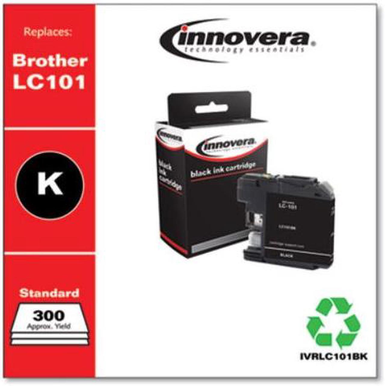 Alt view image 7 of 9 - Innovera Inkcart,Brother Lc101,Bk LC101BK