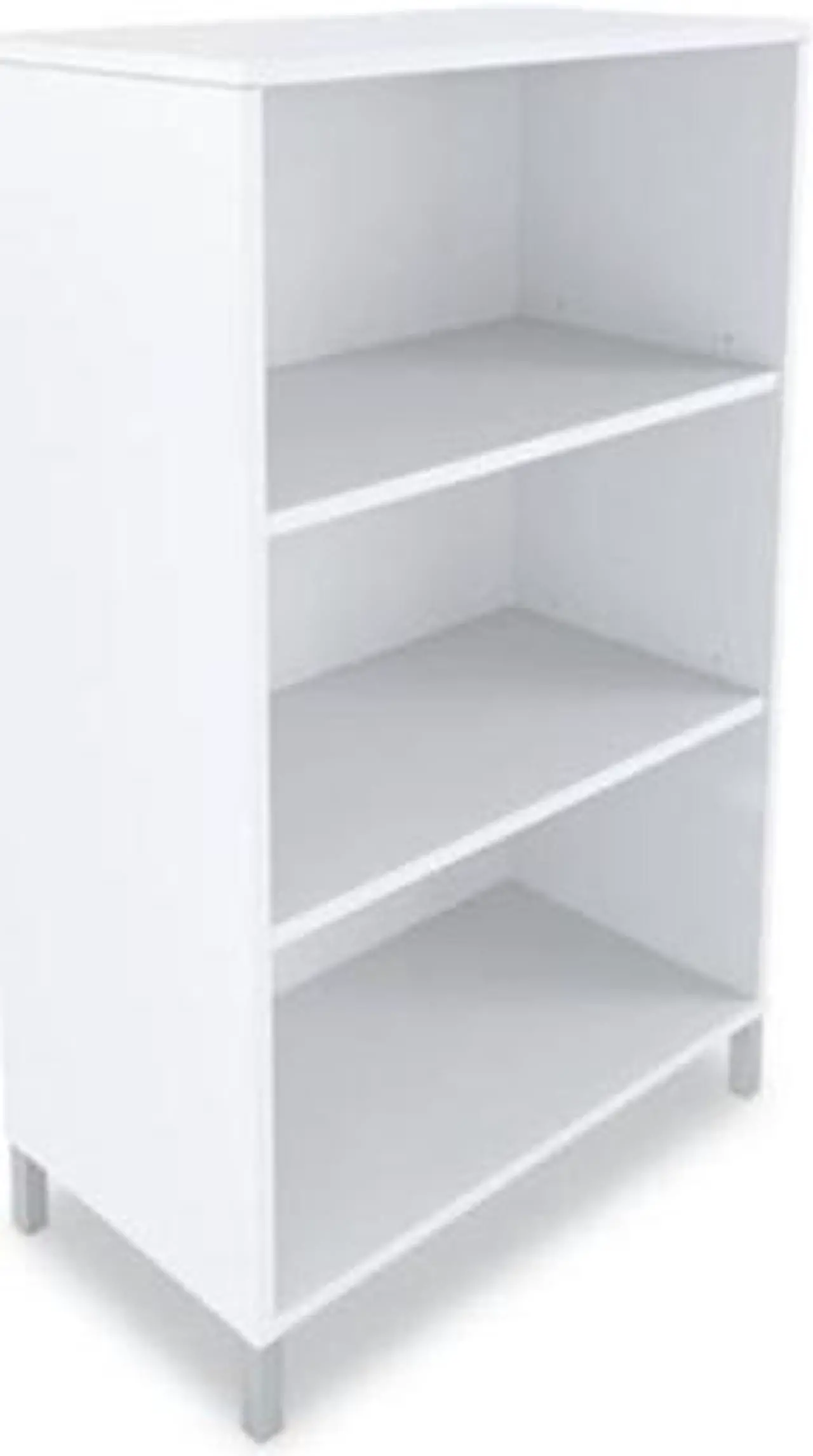 Alt view image 2 of 6 - Union & Scale 3-Shelf Bookcase, 28 x 15 x 45.6, White, Each (UOS24398963)