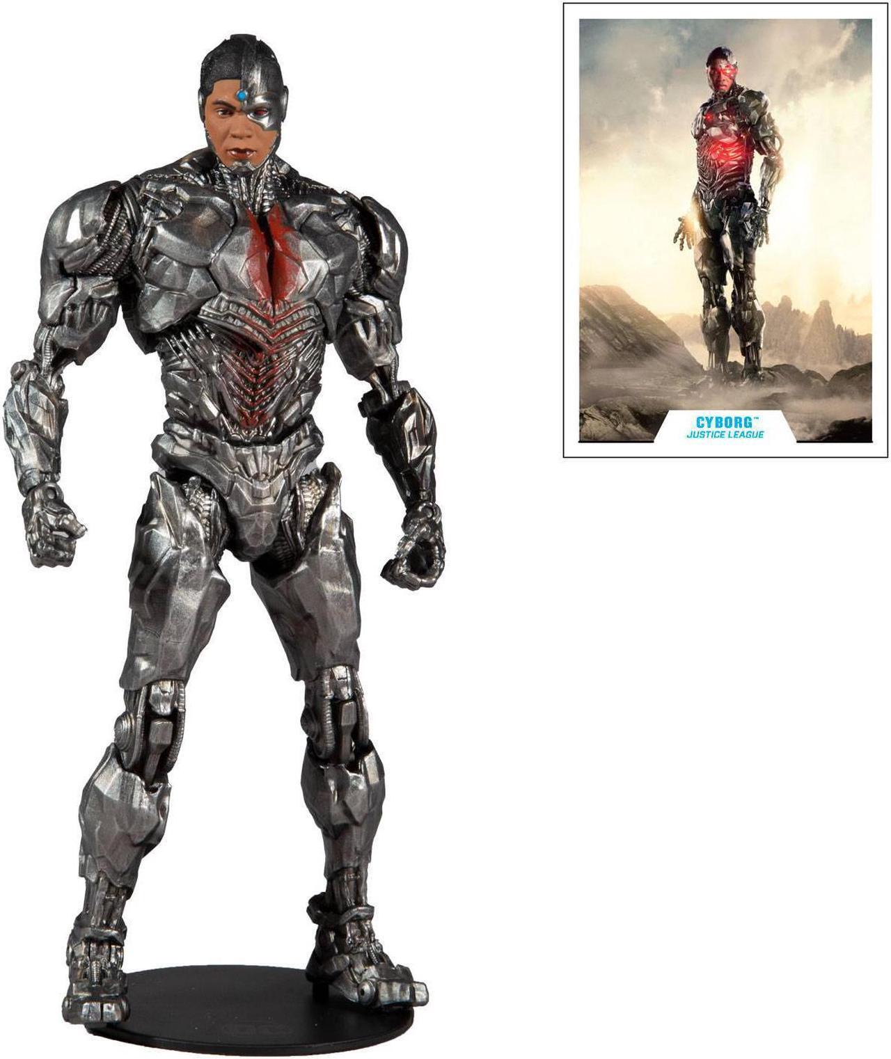 Alt view image 3 of 4 - mcfarlane toys dc justice league movie cyborg 7" action figure