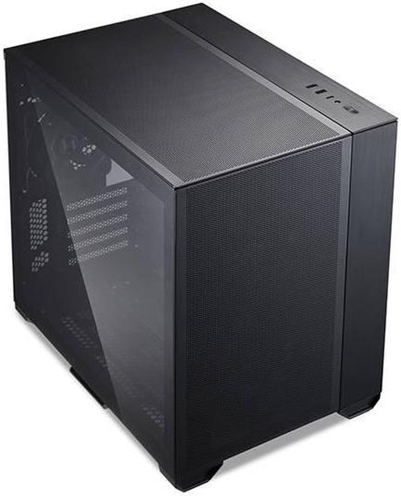 Alt view image 8 of 15 - LIAN LI O11 AIR MINI Black SPCC / Aluminum / Tempered Glass ATX Mini Tower Computer Case-- O11AMX