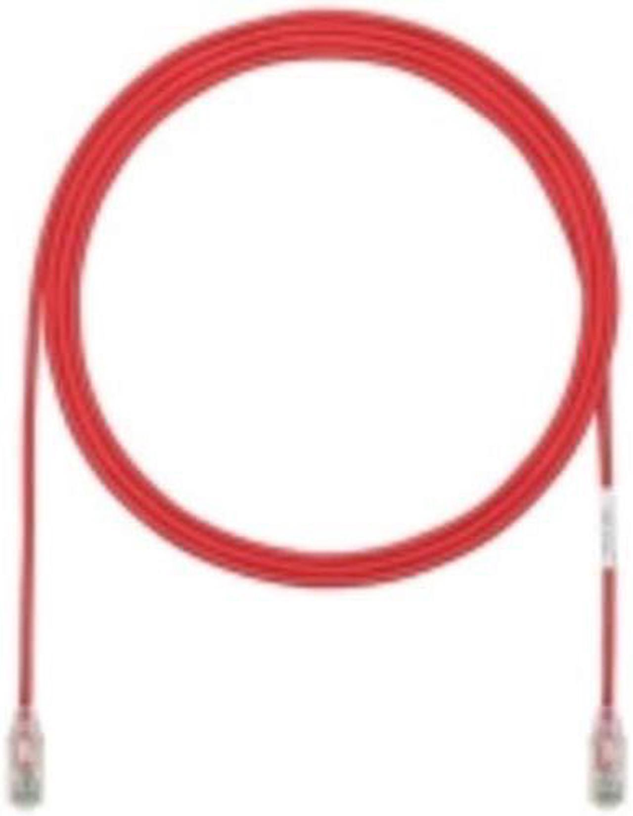 Alt view image 3 of 7 - Panduit UTP28SP7RD 7 ft. Cat 6 Red Cable EA CU PC 28 AWG UTP
