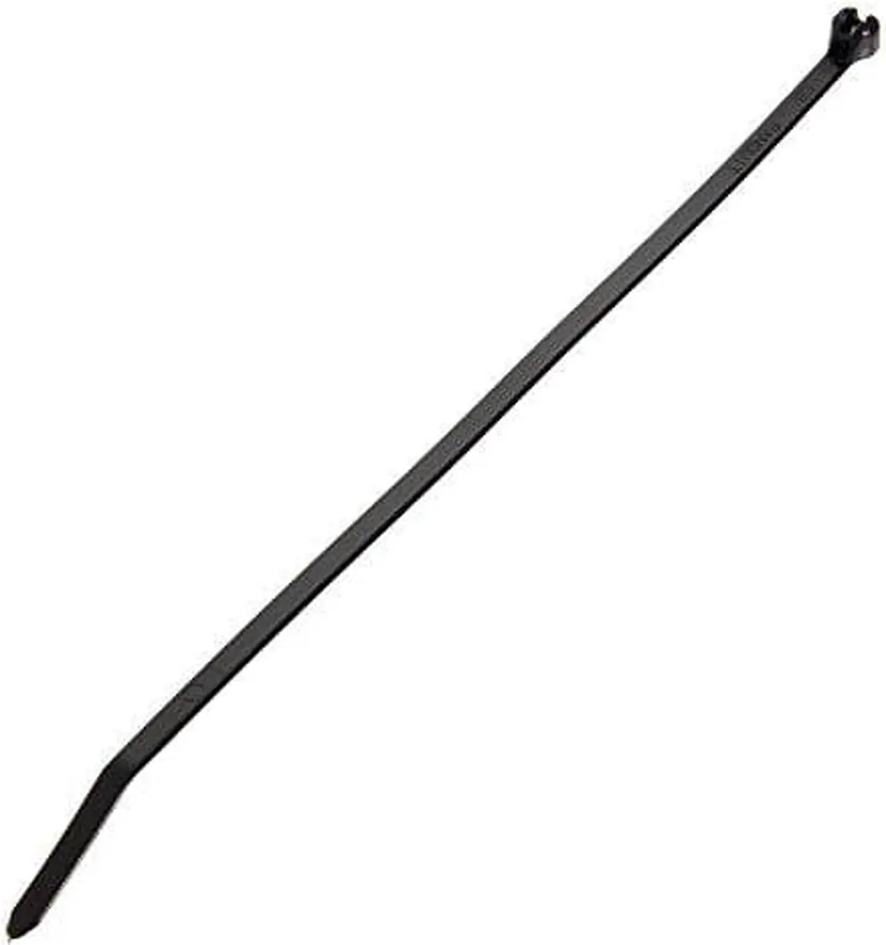 Alt view image 6 of 9 - PANDUIT BT1.5M-C0 6.3" L, 0.09" W, Black Nylon Cable Tie, PK 100
