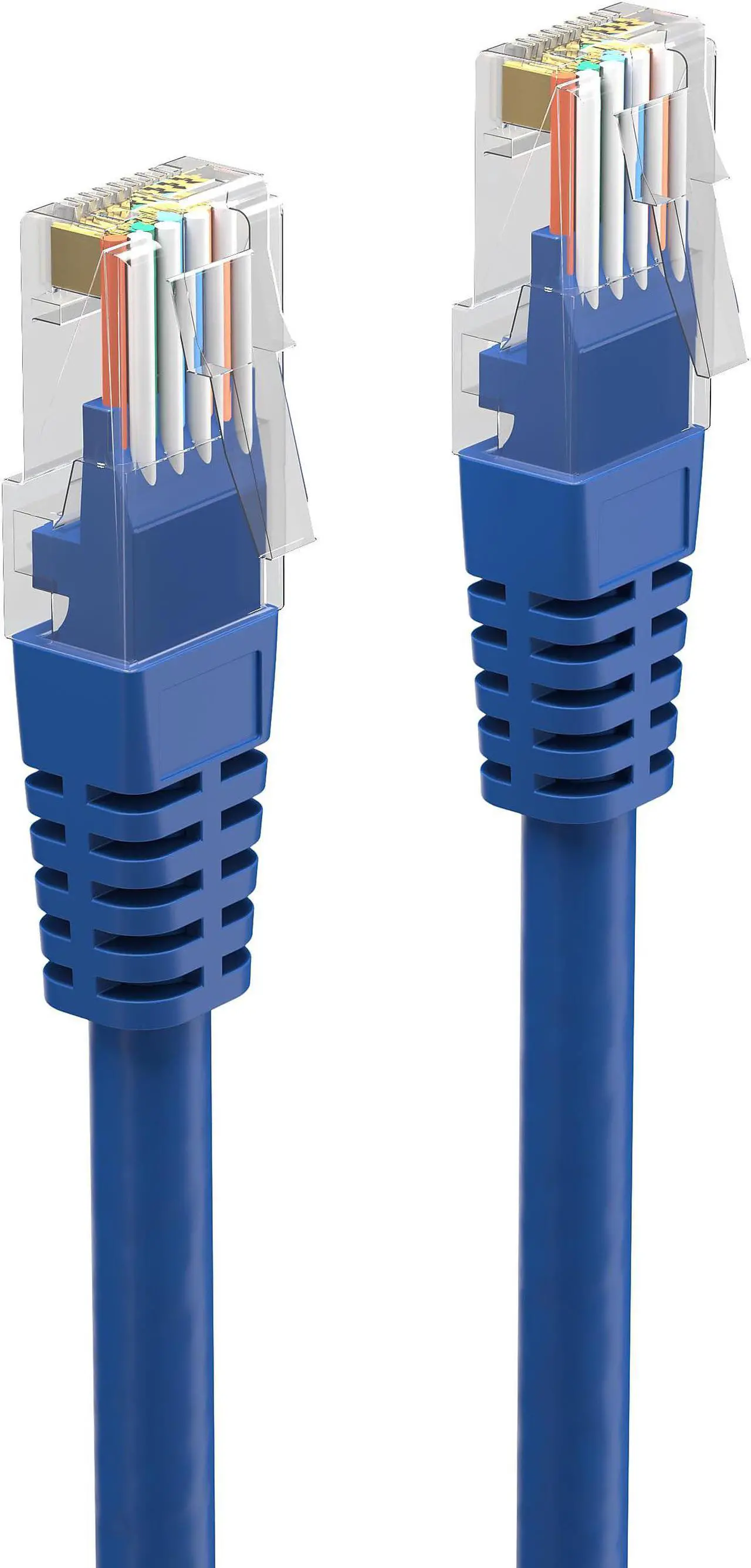 Alt view image 2 of 2 - CAT5e Patch Cable 50 ft Blue NX29775
