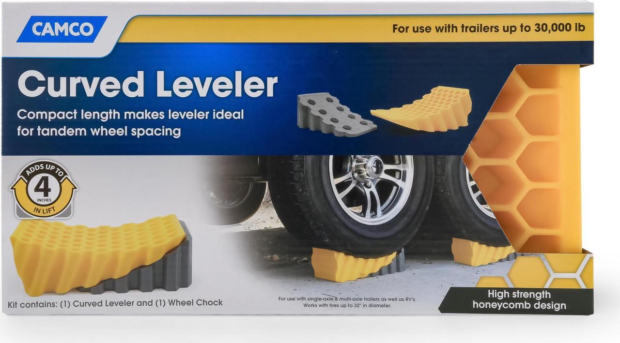 Alt view image 4 of 9 - Camco Curved Trailer & RV Leveler 44423