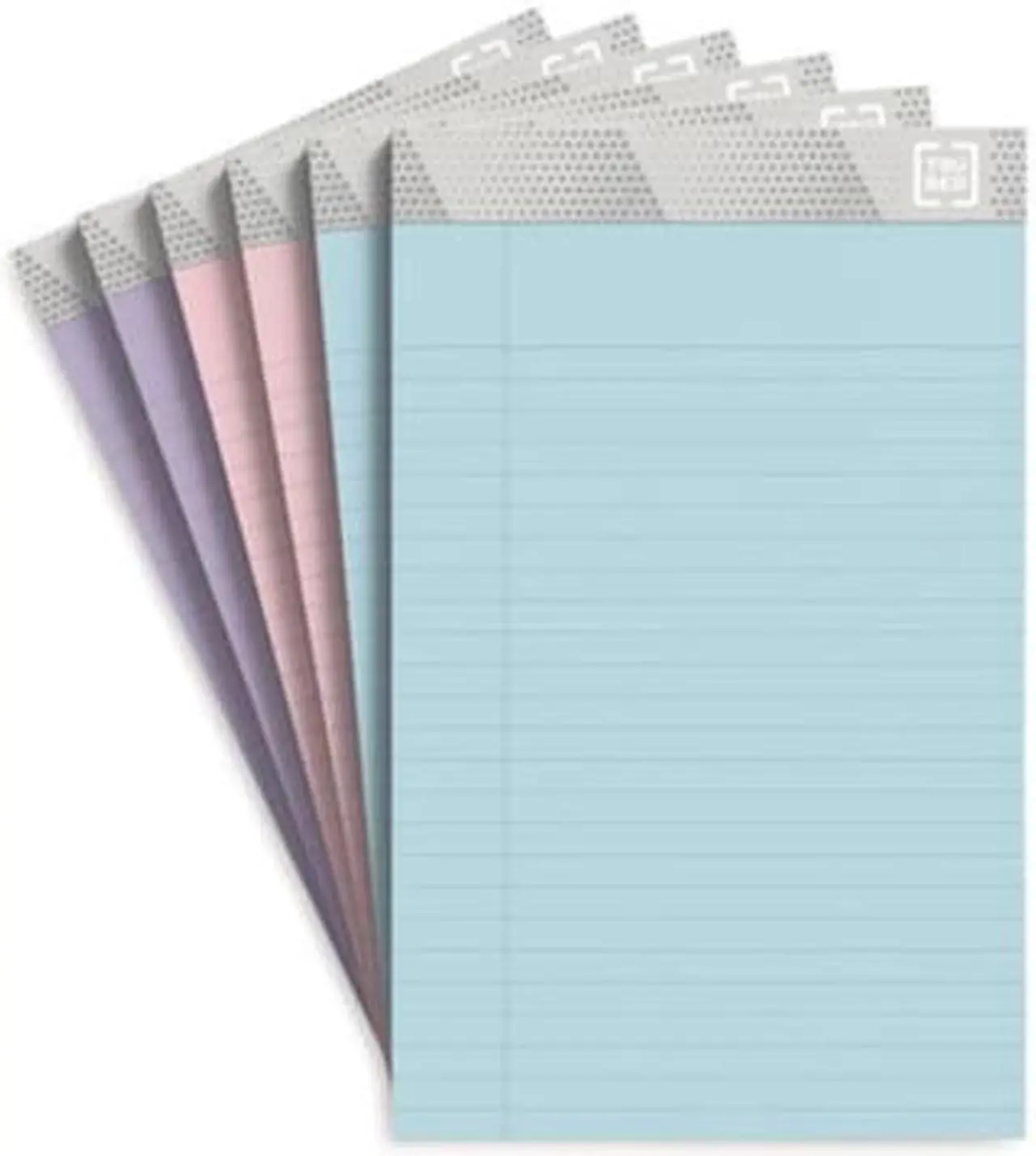 Alt view image 5 of 15 - TRU RED Notepads 5" x 8" Narrow Ruled Pastels 50 Sheets/Pad TR57356