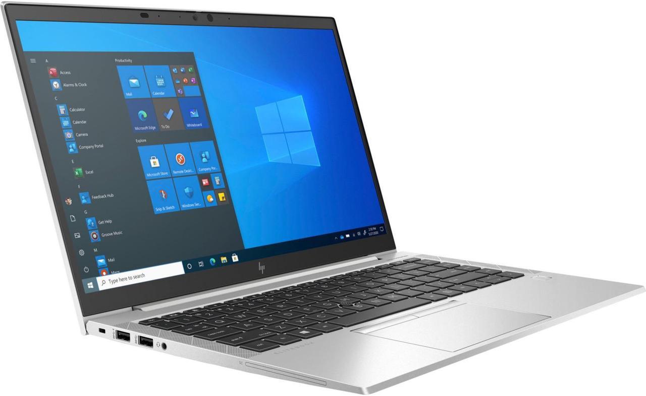 Alt view image 8 of 20 - HP EliteBook 845 G8 14" Notebook - Full HD - 1920 x 1080 - AMD Ryzen 7 PRO 5850U Octa-core (8 Core) 1.90 GHz - 16 GB RAM - 512 GB SSD - AMD Chip - Windows 10 Pro - AMD Radeon Graphics - In-plane
