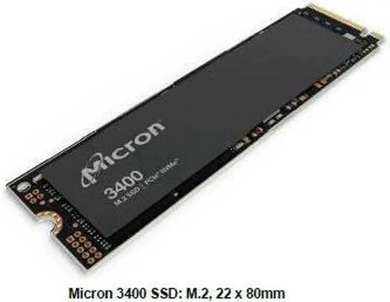 Alt view image 2 of 7 - Micron 3400 1TB M.2 2280 PCIe NVMe Internal SSD MTFDKBA1T0TFH1BC1AABYY