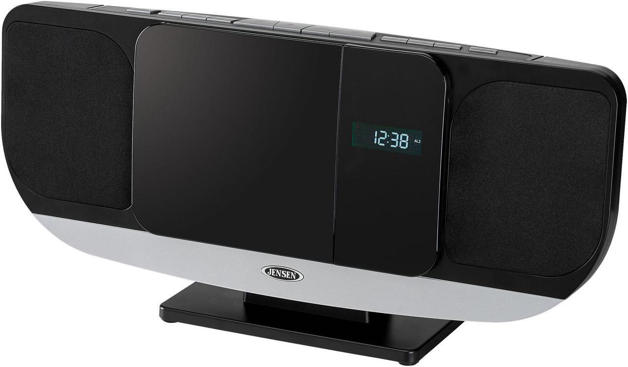 Alt view image 2 of 5 - jensen jbs-215 wall mountable bluetooth music system with mp3 cd player