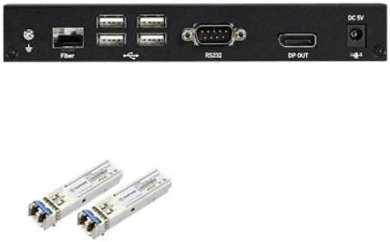 Alt view image 3 of 5 - Black Box KVXLCDPF-100 KVM Console-Extender