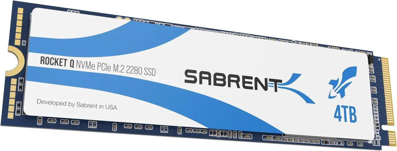 Alt view image 9 of 14 - SABRENT Rocket Q 4TB NVMe PCIe M.2 2280 Internal SSD High-Performance Solid State Drive R/W 3200/3000MB/s (SB-RKTQ-4TB)