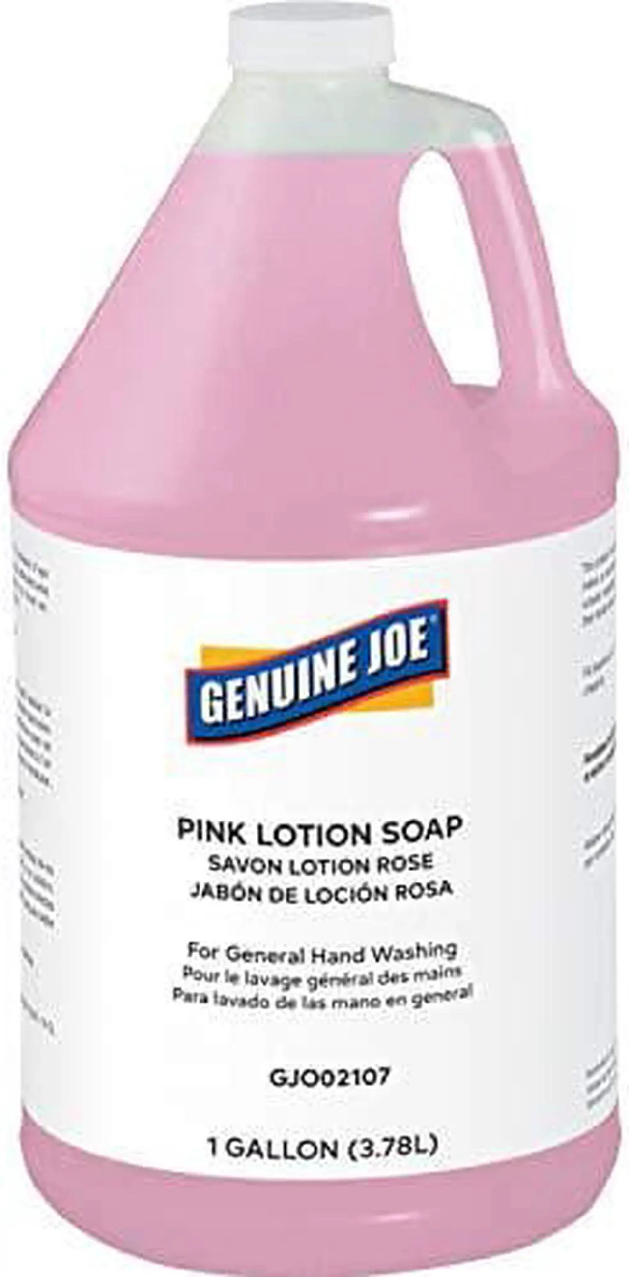 Alt view image 2 of 4 - Genuine Joe Pink Lotion Hand Soap, Gallon, Each (GJO02107)