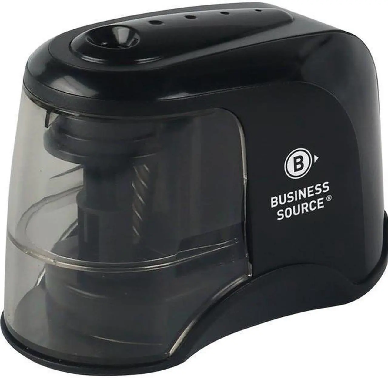 Alt view image 3 of 4 - Business Source Electric Pencil Sharpener, 6.3" Long, Black, Each (BSN02870)