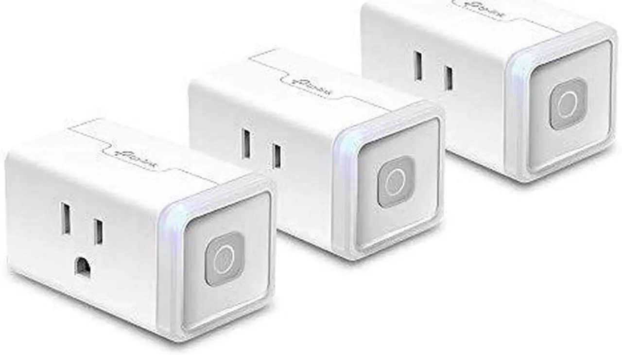 Alt view image 3 of 17 - Kasa Smart Plug by TP-Link, Smart Home WiFi Outlet Works with Alexa, Echo, Google Home & IFTTT, No Hub Required, Remote Control, 12 Amp, UL Certified, 3-Pack (HS103P3)