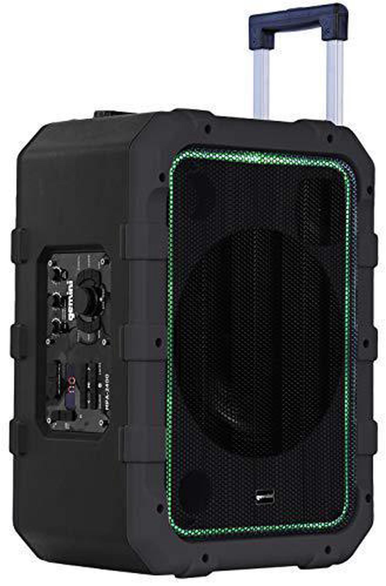 Alt view image 7 of 8 - Gemini Sound MPA-2400 Wireless Weatherproof Bluetooth Trolley Tailgate Speaker