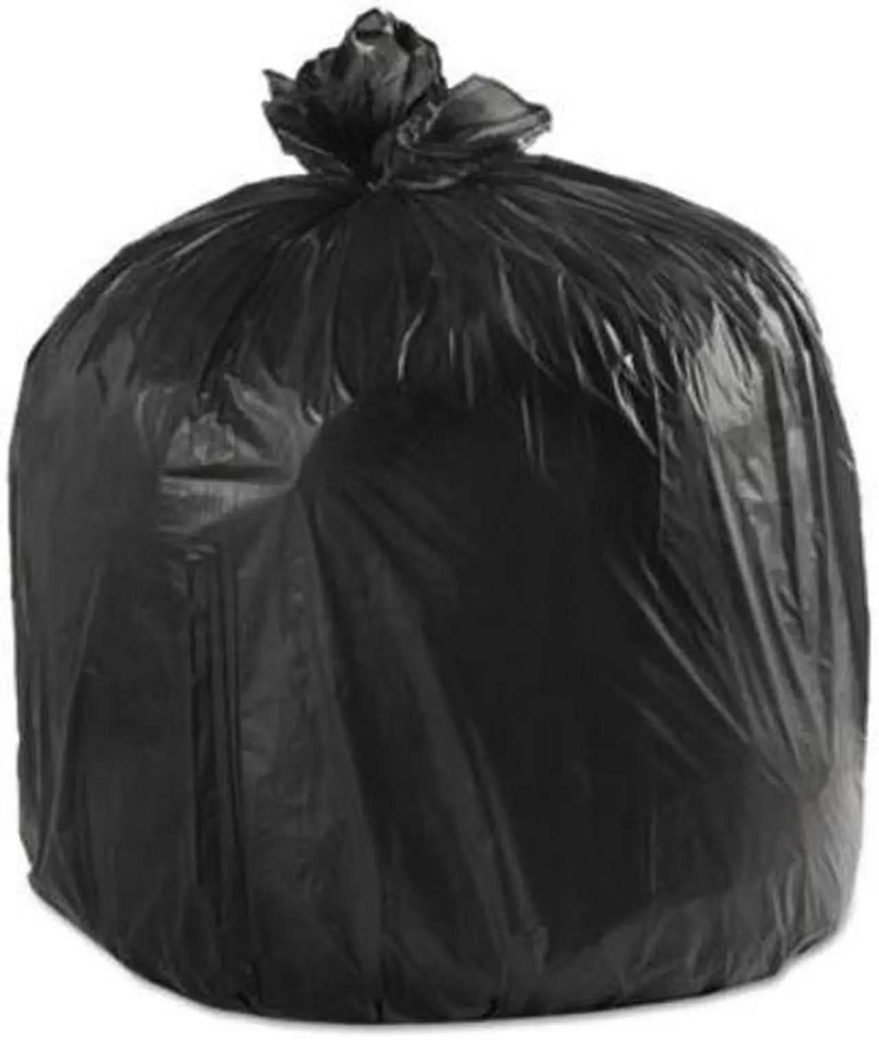 Alt view image 4 of 4 - Boardwalk Low-Density Can Liners, 45Gal, .65Mil, 40W X 46H, Black, 25/