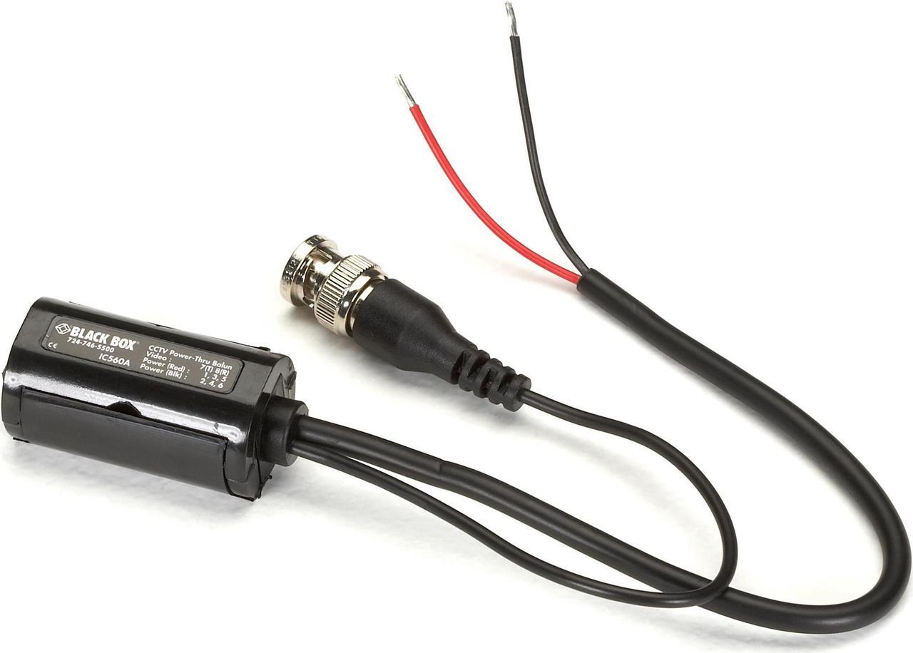 Alt view image 3 of 7 - Black Box CCTV Power-Through Balun With RJ-45 Connectors
