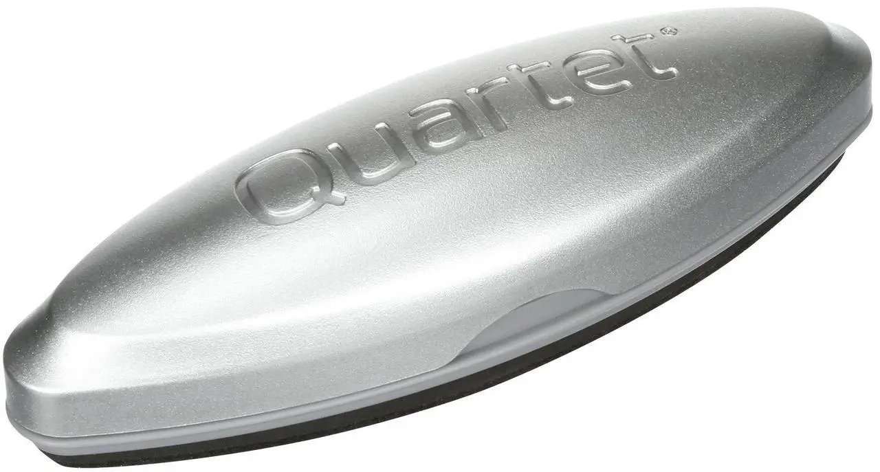 Alt view image 20 of 20 - Quartet SFEB3 Premium Magnetic 3-in-1 Glass Board Eraser, 6 1/2" x 2" x 1 3/8", Silver