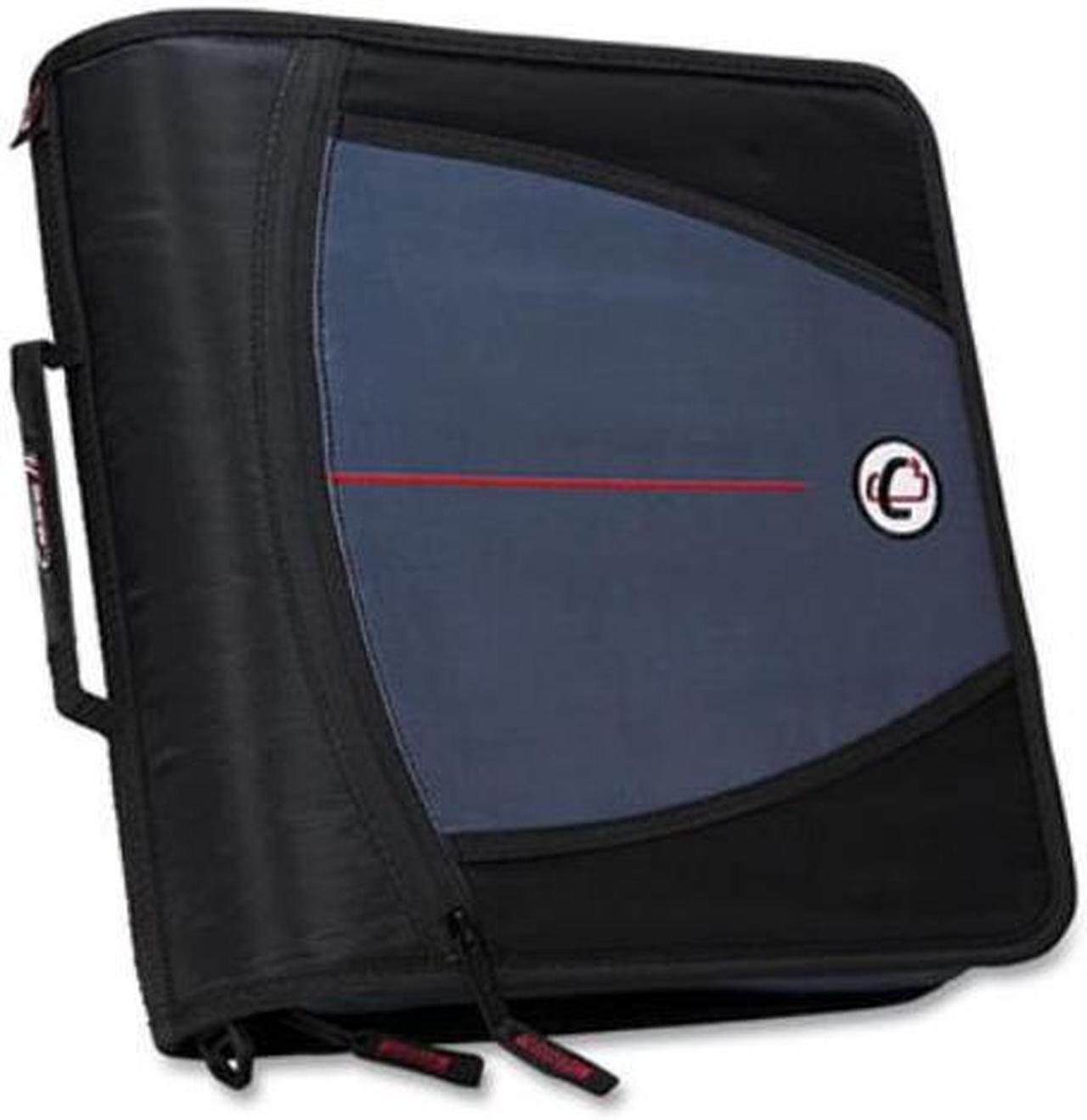 Alt view image 5 of 14 - Case-it Universal 2-Inch 3-Ring Zipper Binder, Holds 13 Inch Laptop, Black, LT-007-BLK
