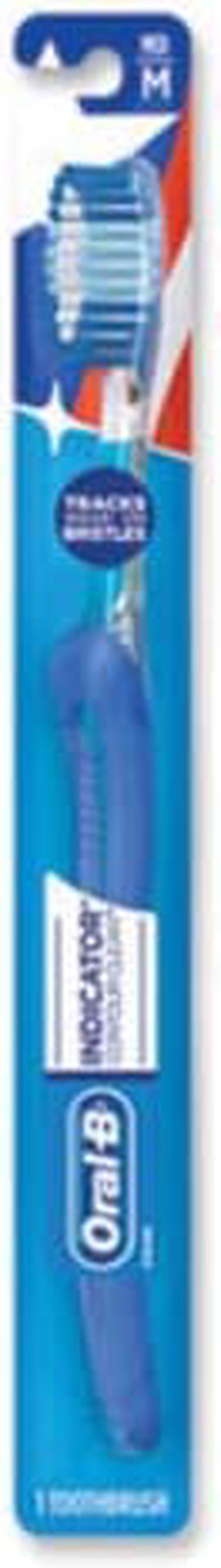 Alt view image 10 of 14 - Oral B Indicator Contour Clean Soft Toothbrush Blue 80200