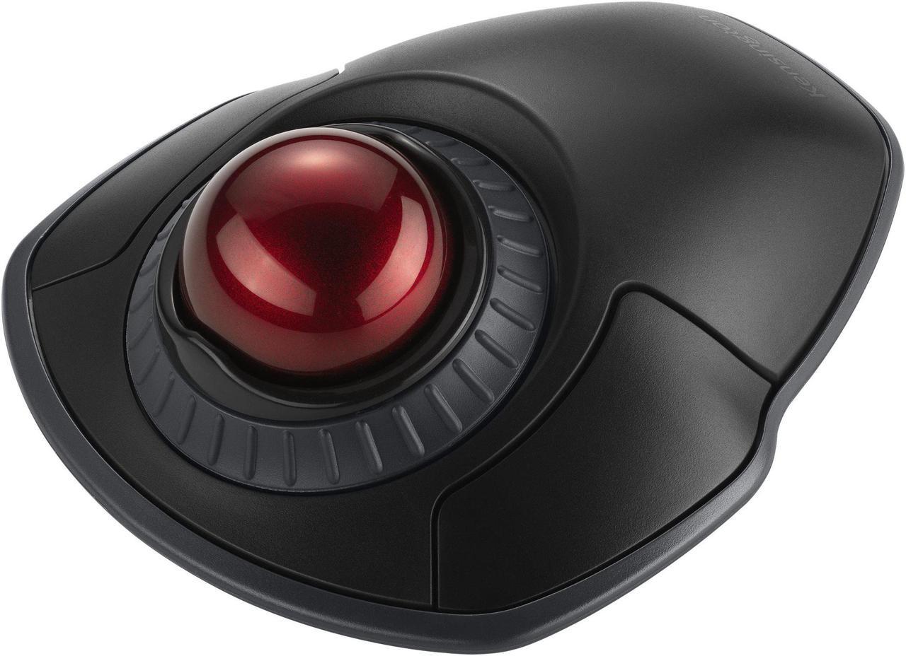 Alt view image 12 of 20 - Kensington Orbit Wireless Trackball with Scroll Ring - Black - Optical - Wireless - Bluetooth - 2.40 GHz - Black, Red - 1600 dpi - Scroll Ring, Scroll Ball - Symmetrical