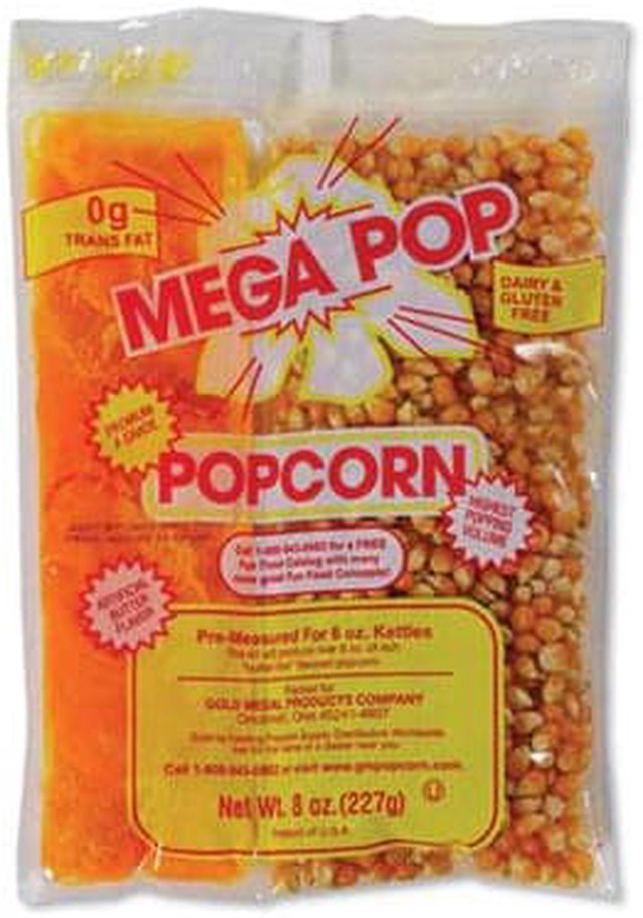 Alt view image 7 of 8 - Popcorn Kit Coconut, 8Oz Kit For 6 Oz Popper, 36 Bags/Box GOLD MEDAL 2836