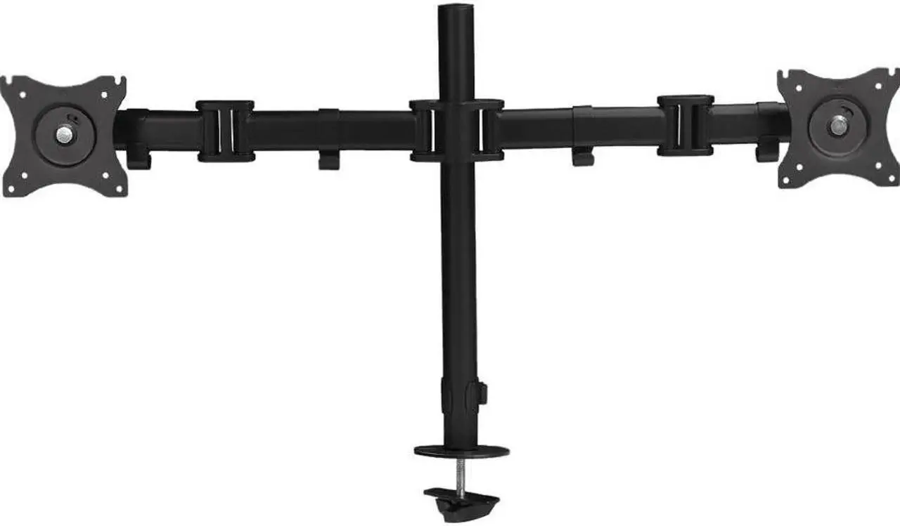 Alt view image 8 of 11 - SIIG Dual Monitor Articulating Desk Mount 13" to 27" CEMT1822S1