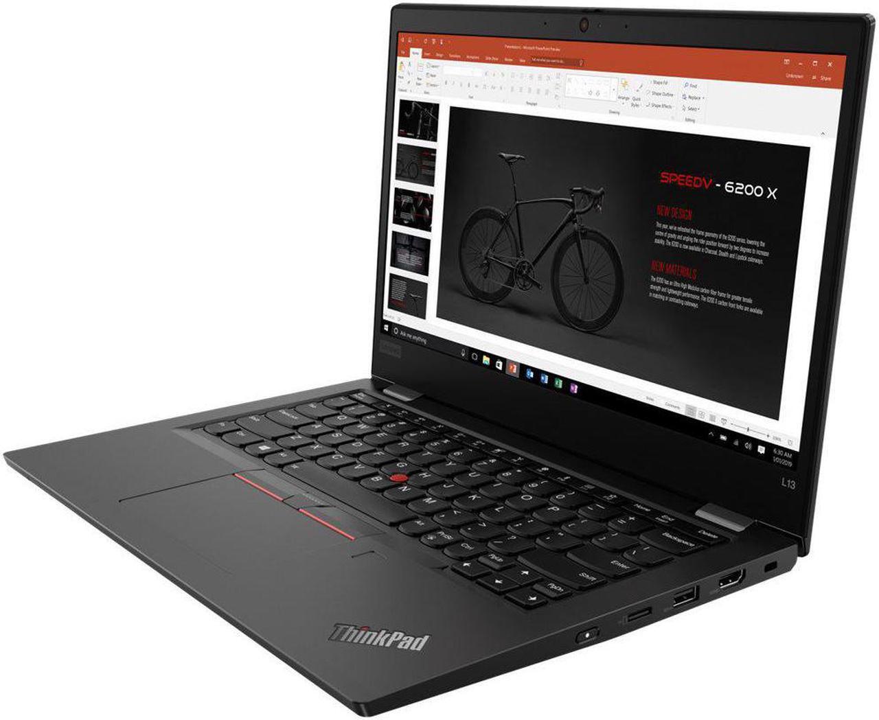Alt view image 2 of 13 - Lenovo ThinkPad L13 Gen 2 21AB003LUS 13.3" Notebook - Full HD - 1920 x 1080 - AMD Ryzen 5 PRO 5650U Hexa-core (6 Core) 2.30 GHz - 8 GB RAM - 256 GB SSD - Glossy Black - Windows 11 Pro - In-plane
