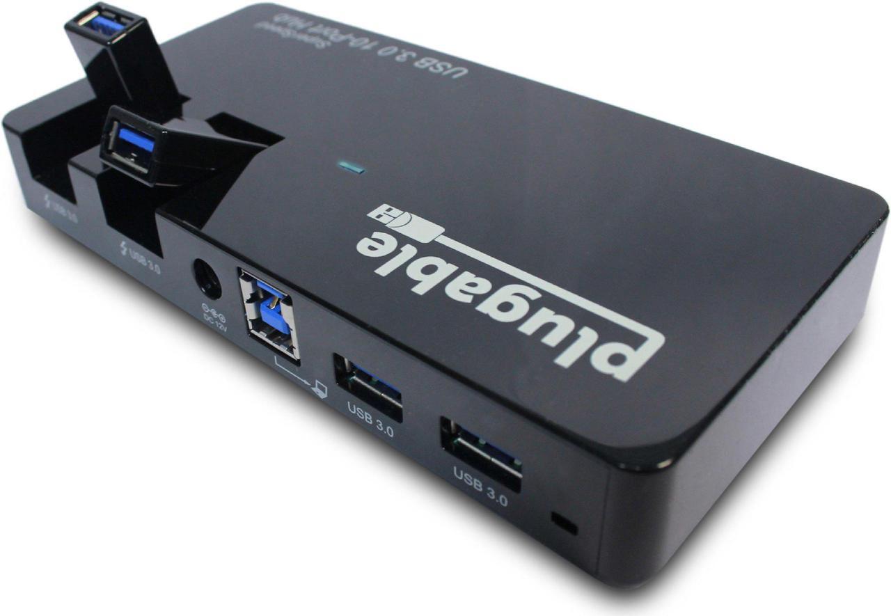 Alt view image 3 of 3 - Plugable 2 Flip-Up Ports With Bc 1.2 Charging Support For Android Apple Ios And Windows Mobile Devices