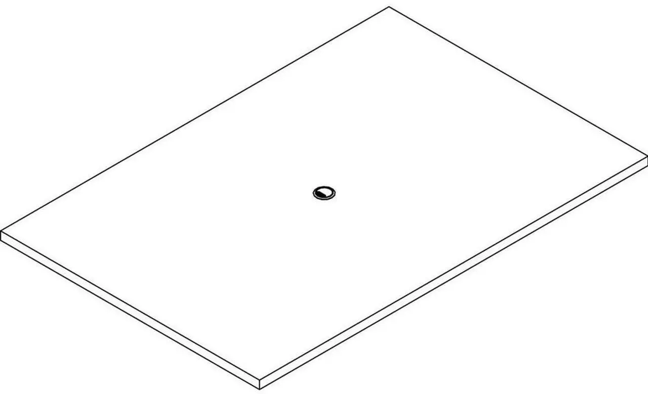 Alt view image 4 of 5 - Lorell PRC4872GE Prominence 2.0 Rectangular Conference Tabletop