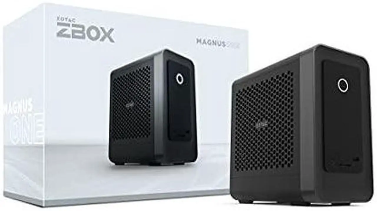 Alt view image 8 of 9 - ZOTAC MAGNUS ONE ECM53060C Mini PC GeForce RTX 3060, Intel Core i5-10400, 16GB DDR4/512GB SSD/1TB HDD/Windows 10 Home 64-bit System, ZBOX-ECM53060C-U-W2B