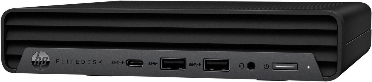 Alt view image 3 of 17 - HP EliteDesk 800 G6 Mini PC 8GB 256GB SSD Core i7-10700T 2.0GHz WIN11P, Black