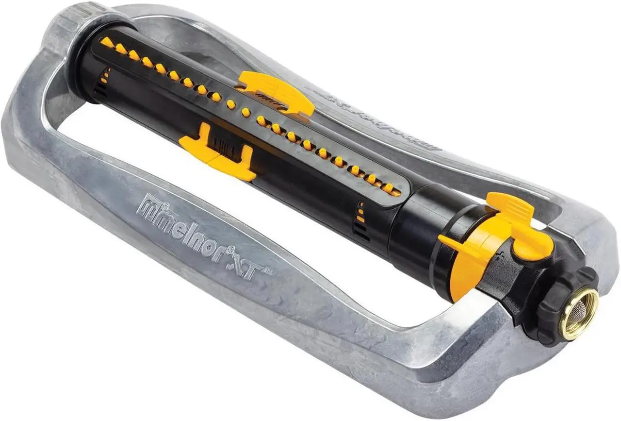 Alt view image 2 of 4 - Melnor XT45200M Metal 4,500 Sq. Ft. Turbo Oscillating Sprinkler with Flow Control