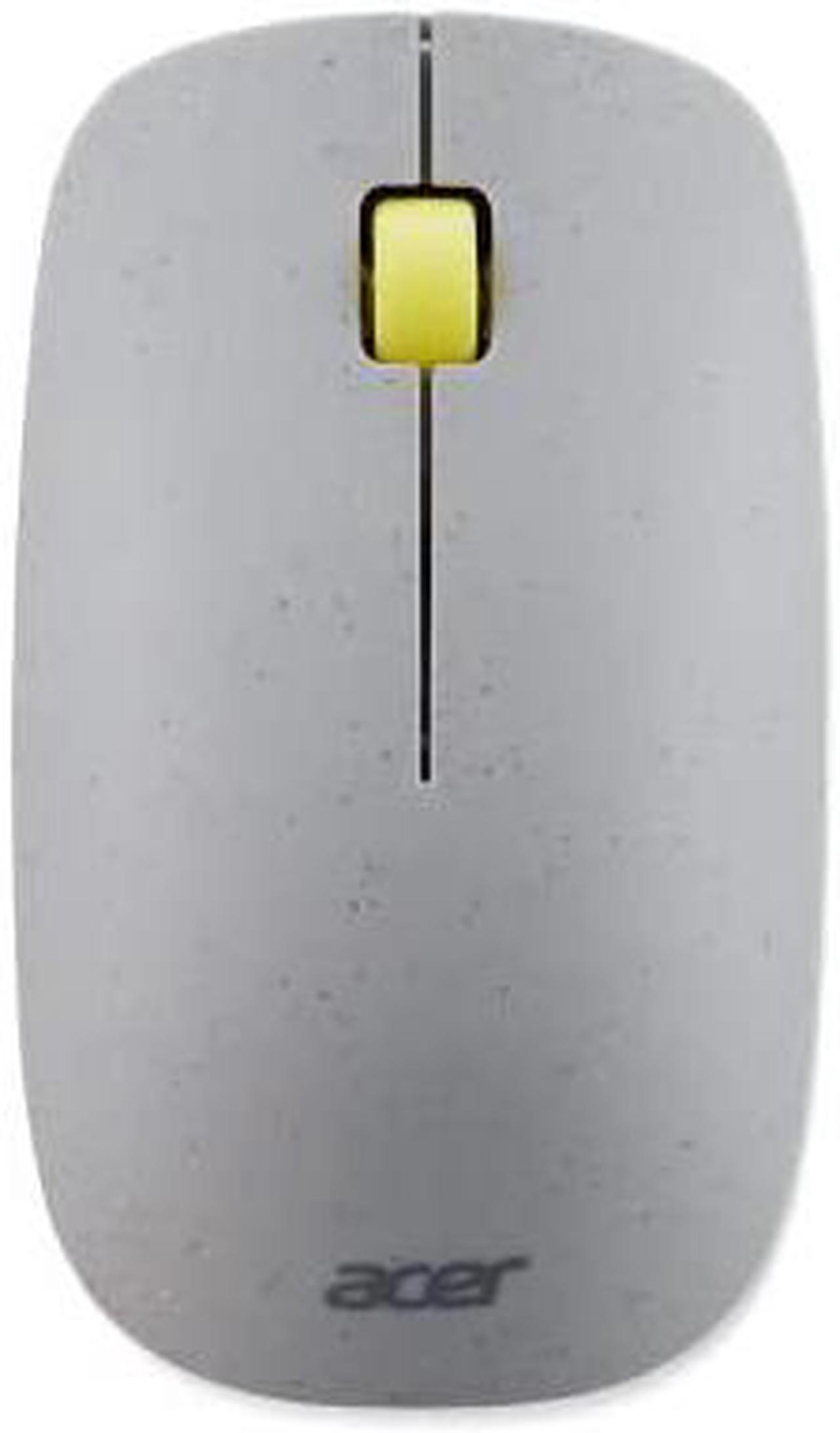 Acer Vero 3 Button Mouse | 2.4GHz Wireless | 1200DPI | Made with Post-Consumer Recycled (PCR) Material | Certified Works with Chromebook | Gray