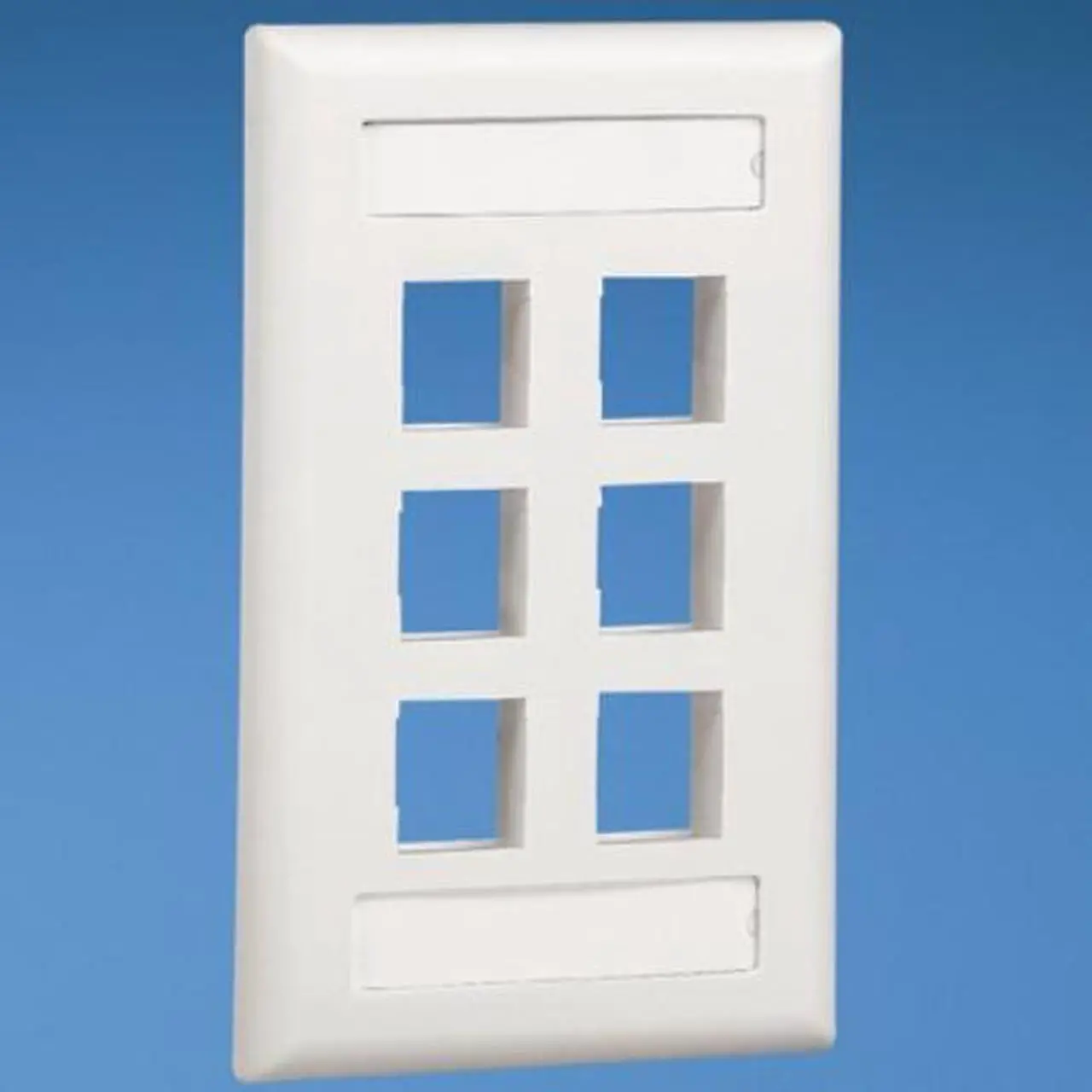 Alt view image 5 of 10 - PANDUIT 6 Socket NetKey Faceplate