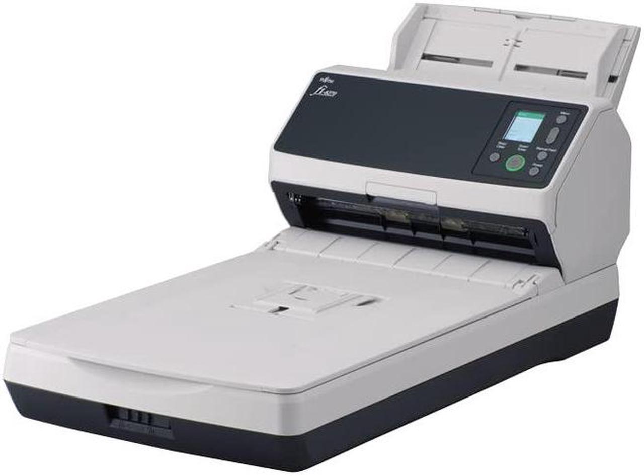 RICOH fi-8270 PA03810-B555 USB 3.2/Ethernet Interface Flatbed High-Speed Color Duplex Document Scanner with Flatbed