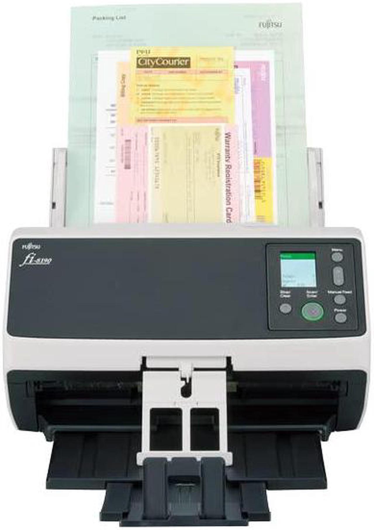 Ricoh fi-8190 PA03810-B005 24 bit CIS x 2 (front x 1, back x 1) 600 dpi ADF (Automatic Document Feeder) / Manual Feed, Duplex Document Scanner