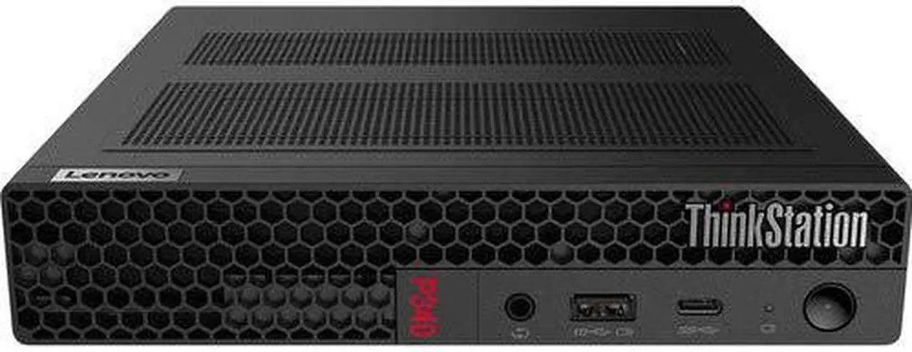 Alt view image 4 of 7 - Lenovo ThinkStation P340 30DF0088US Workstation - 1 x Intel Core i7 Octa-core (8 Core) i7-10700T 10th Gen 2 GHz - 32 GB DDR4 SDRAM RAM - 1 TB SSD - Tiny - Black - Intel Q470 Chip - Windows 11 Pro 64-b