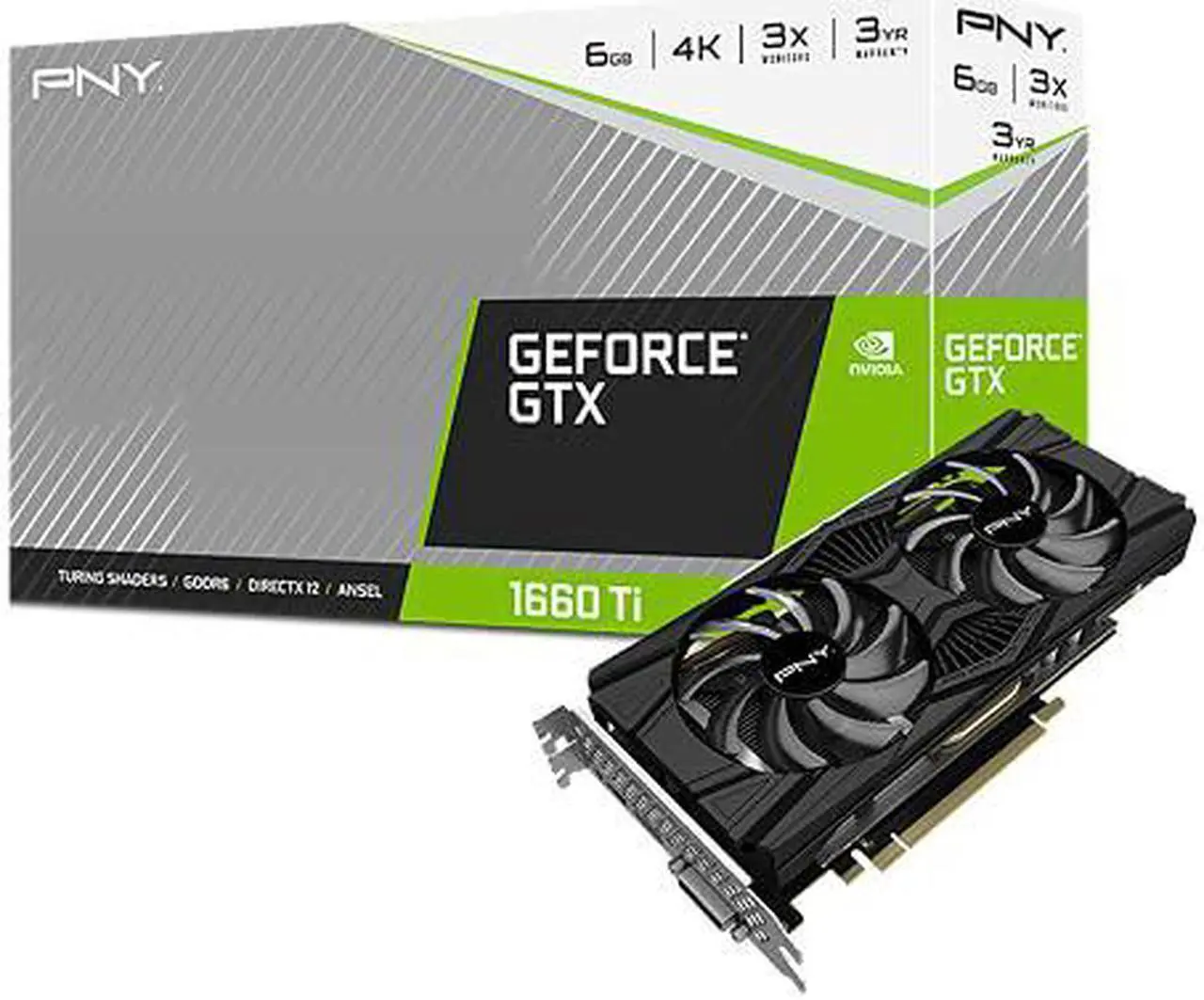 Alt view image 5 of 13 - pny geforce gtx 1660 ti 6gb graphics card