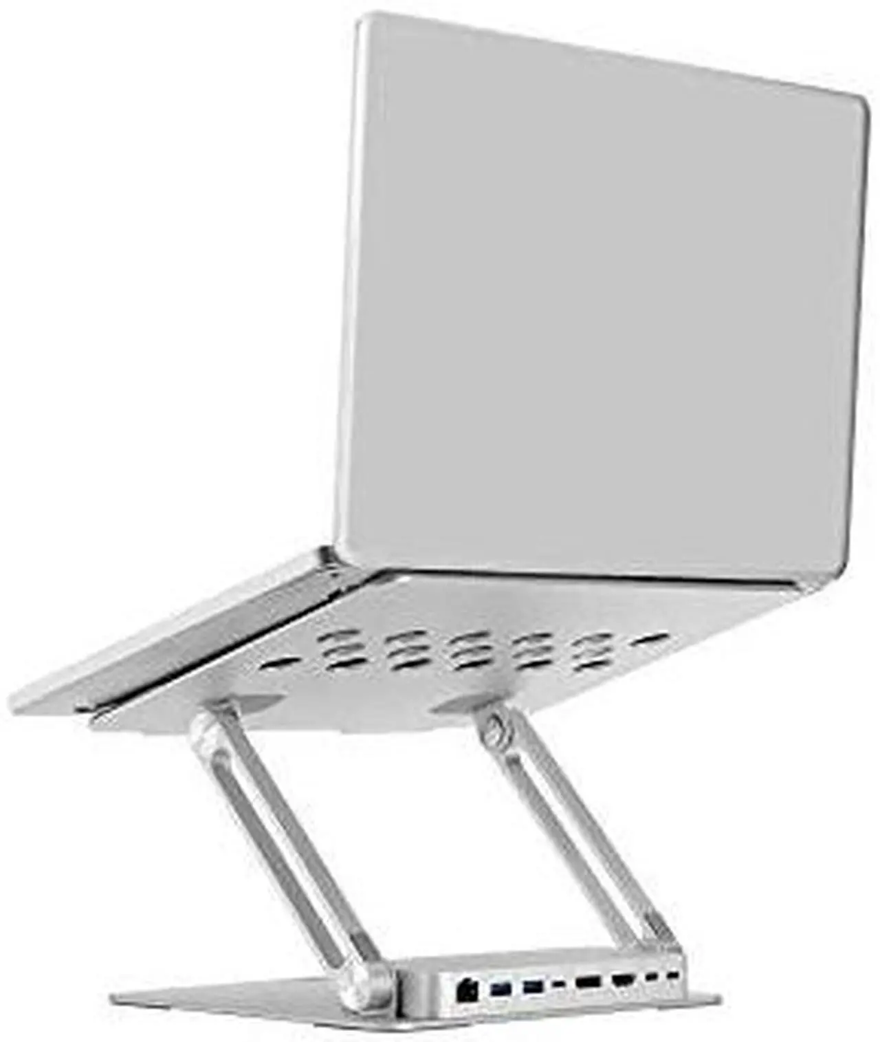 Alt view image 15 of 20 - USB-C Laptop Adjustable Stand w/Dual 4K MST Docking Station - USB-C Laptop Stand with Dual 4K MST Docking Station, adds Dual 4K@30Hz displays, one USB-C 5Gbps, two USB-A 5Gbps, one Gigabit Ethernet, o